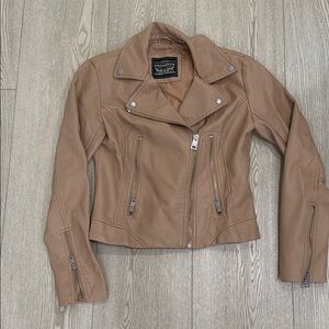 Women’s faux leather jacket